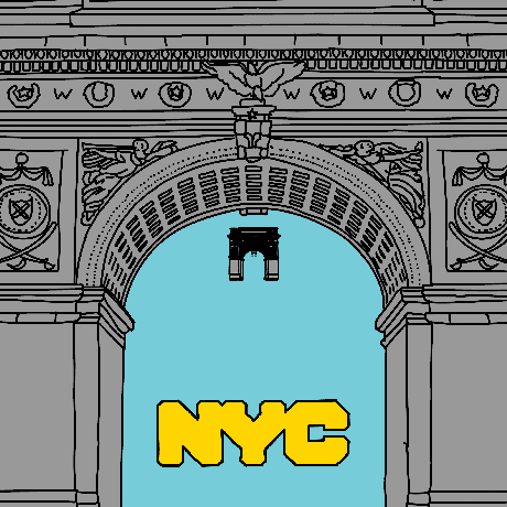 NYC, The Offical Guide: New York Things illustration