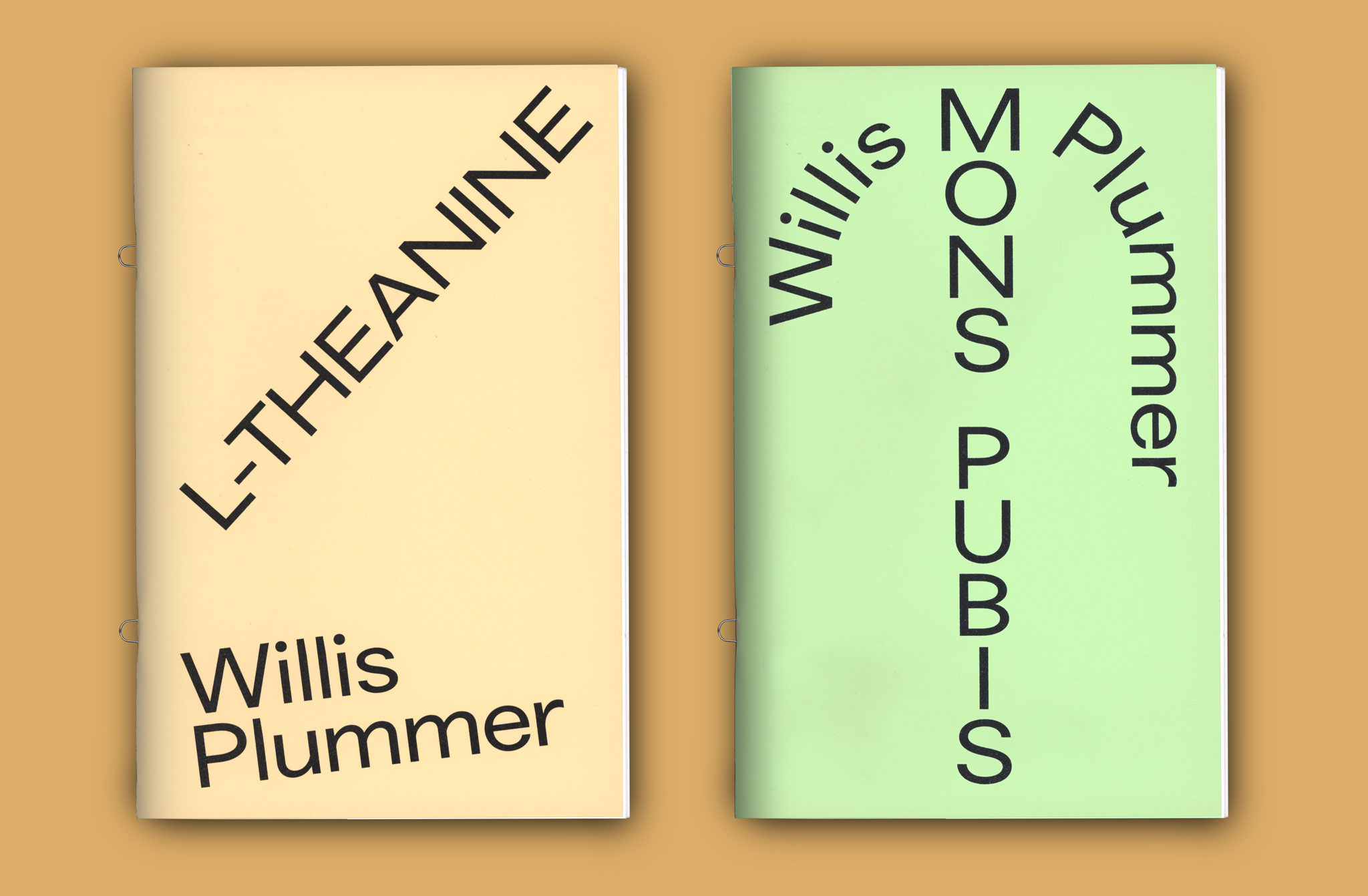 STUPENDOUS Publishing: Willis Plummer Chapbook Series, Mons Pubis and L-Theanine
