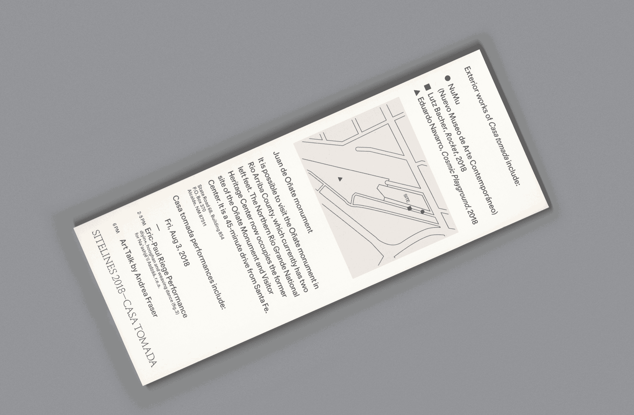 SITE Santa Fe: SITElines 2018 biennial identity