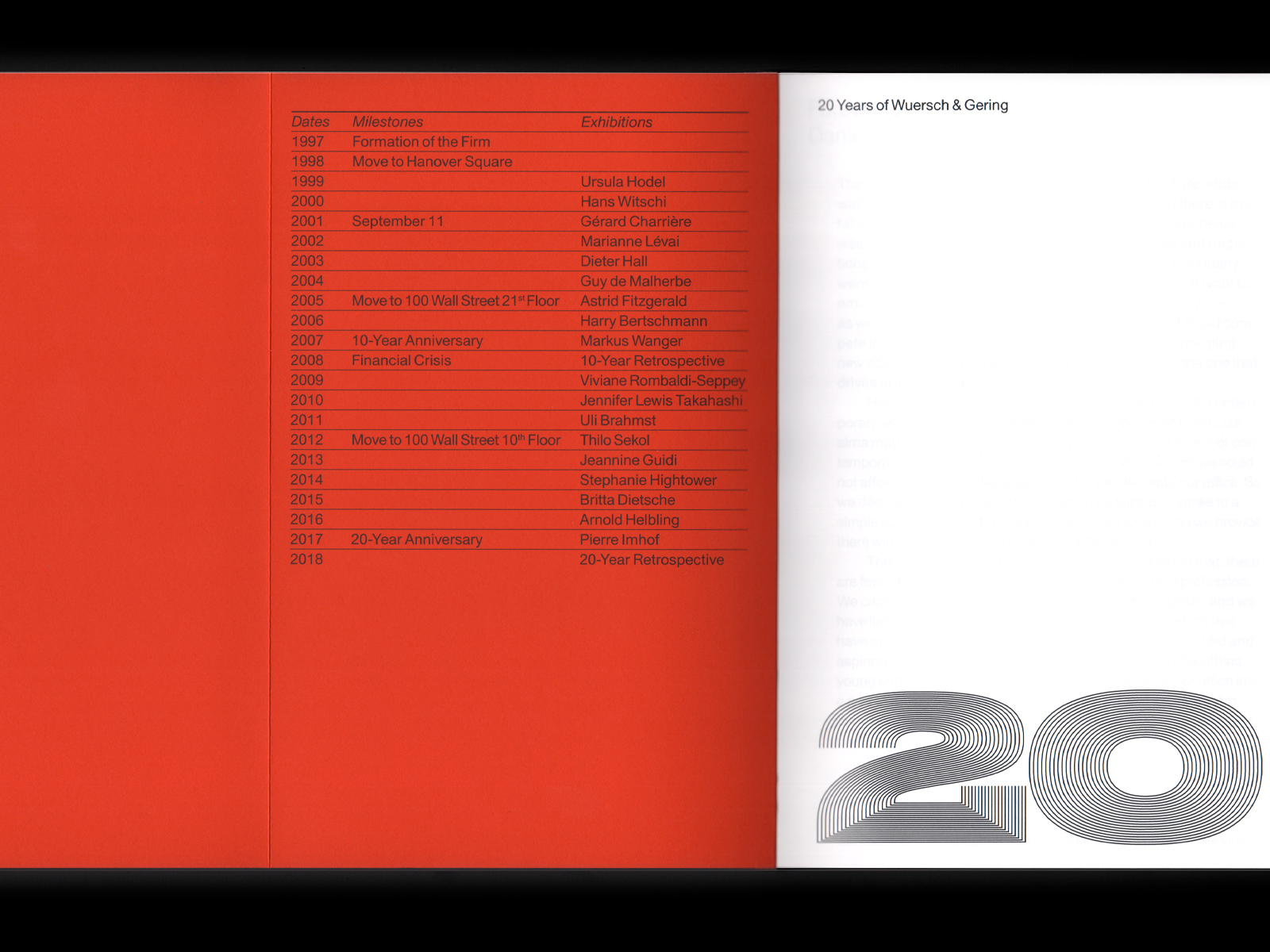 Wuersch & Gering: anniversary exhibition catalogue