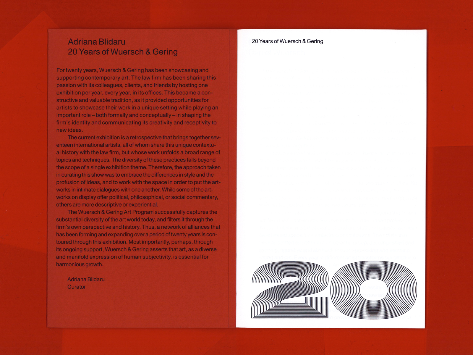 Wuersch & Gering: anniversary exhibition catalogue
